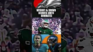 Without AJ Brown DeVonta Smith Dominates Playoff Game [upl. by Lohcin]