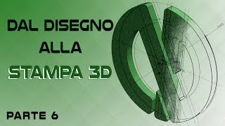 Dal disegno alla stampa 3D Parte 6  Approccio pratico con Blender [upl. by Ydissak]