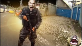 POLICIAS E MILITARES TOMANDO ENQUADRO PRA POLICIA Ep 01 E 02 [upl. by Gunner248]