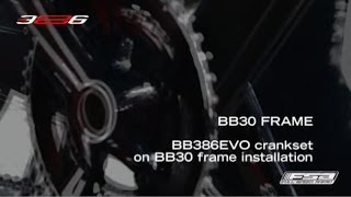 How To Install A BB386EVO Crankset On A BB30 Frame  FSA Road [upl. by Ayik225]