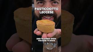 PASTICCIOTTO LECCESE  PUGLIA italiancusine italy food easyrecipe [upl. by Oidale]