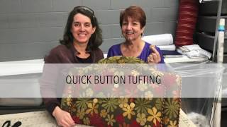 Method Share  QUICK BUTTON TUFTING [upl. by Kuhlman360]