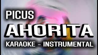 Picus  Ahorita KARAOKE  INSTRUMENTAL [upl. by Meekah]