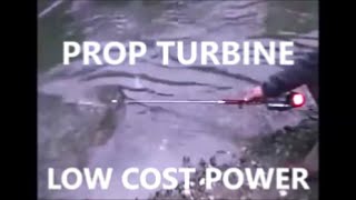 Direct comparison propeller hydrokinetic turbine VS first ever 3D toroidal turbine on inclined shaft [upl. by Aissat]