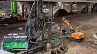 Timelapse 2024Part 1  Oosterweelverbinding Bypass Ring Antwerpen viaduct Merksem [upl. by Kailey774]