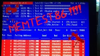 Running MemTest86 for ram stability [upl. by Gnek]