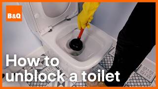 How to unblock a toilet  DIY [upl. by Anaili141]