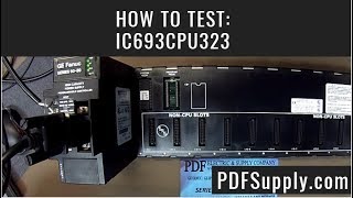 HowTo Troubleshoot IC693CPU323 GE Fanuc PLC Series 9030 CPU [upl. by Notseh]