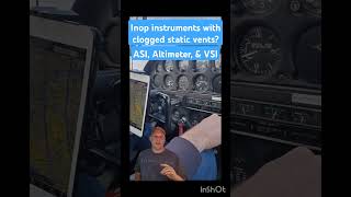 Pitot Static System clogged  Private Pilot [upl. by Yetnom138]