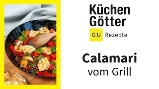 Calamari vorbereiten amp grillen ▸ Calamari vom Grill ▸ How to ▸ Küchengötter [upl. by Reynard]