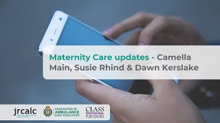 JRCALC Clinical Update October 2024  Maternity Care [upl. by Scandura]