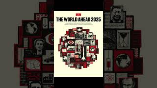 The Economist The World Ahead 2025 the cover puzzle depicts future trends for 2025 [upl. by Notsae]