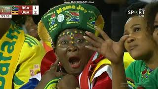 AFCON 2025 QUALIFIERS HIGHLIGHTS SOUTH AFRICA VS UGANDA 22 [upl. by Danas423]