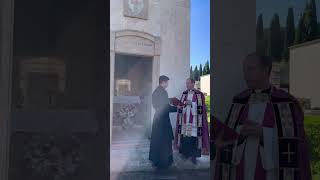 Our seminarians in Rome pray for the deceased Legionaries [upl. by Fey]