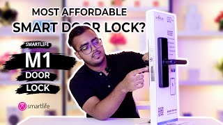 SmartLife M1 Door Lock  Most Affordable Door Lock [upl. by Enyamart]