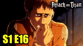 Attack On Titan Season 1 Episode 16 in Hindi [upl. by Schurman]