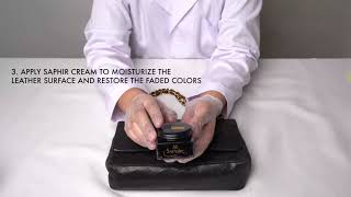 How To Use Saphir Creme Universelle  Shoe Shine Lab SG [upl. by Aicala]