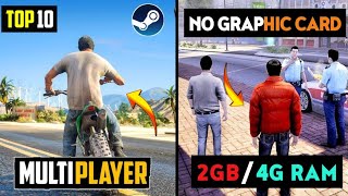 Top10 Split Screen COOP Multiplayer Games FOR LOW END PC 2023  2GB4GB RAM  No Graphics Card [upl. by Annaear426]