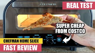 FAST REVIEW  Chefman Home Slice Indoor Pizza Oven TESTED [upl. by Peppel252]