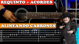 Tutorial  Alineando cabrones  Sergio Vega  Requinto  Acordes  TABS [upl. by Nibroc]