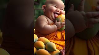 Cute Monk 😍🍼cutebabymonkbabycutemonkcutiemonklittlemonkbtsMonkinkoreashortsytshorts [upl. by Gambell183]