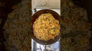 Simple prawn riceprawnrecipebachelorfoodieoman foodloverfriedricehomemadeinstafoodhomemade [upl. by Ahsead]