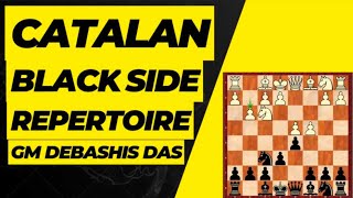 Catalan Black Side Dynamic Approach By GM Debashis Das [upl. by Idnem]