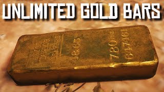 Easy Gold Bar Glitch  Red Dead Redemption 2 [upl. by Avivah712]