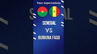 Senegal vs Burkina Faso match [upl. by Seow]