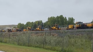 Track equipment in Cochrane Alberta [upl. by Mihcaoj991]