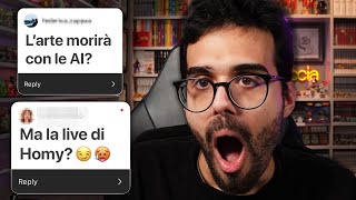 DARIO MOCCIA risponde a LE DOMANDE PIU ASSURDE DELLA CHAT 1 [upl. by Clarisse]