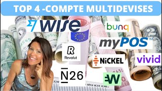 COMPTE MULTIDEVISES  TOP4 des meilleures quotBanquesquot  particulier ou pro [upl. by Nelad]