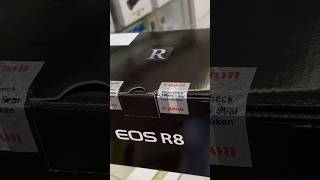 New canon R8 unboxing newcamera canon photography eosr8 newtoyoutube viralvideo [upl. by Nirhtak]