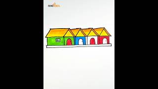 Easy drawing 🥰  drawing art drawingtutorials easydrawstepbystep easydrawing ছবিআঁকা [upl. by Anaert]