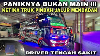 Driver Sakit 😥 Auto Panik Ketika Truk Pindah Jalur Mendadak ❗️  trip Agra Mas HQ 001 “ Asorga “ [upl. by Nydroj]