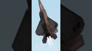 F22 Raptor Full Afterburner Takeoff shorts [upl. by Shetrit338]