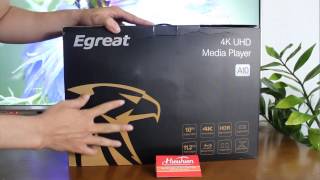 Hieuhienvn Mở hộp Reviews Egreat A10 4K Ultra HD Player 2017 [upl. by Bartko]