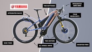 This bike is insane Hardtail Gravel Adventure Drop Bar Mountain AWD eBike [upl. by Atelokin]