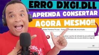 Como corrigir o erro dxgidll [upl. by Ahtiekal542]