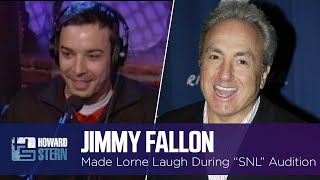 How Jimmy Fallon Got Lorne Michaels to Laugh During His “SNL” Audition 2002 [upl. by Neitsabes]