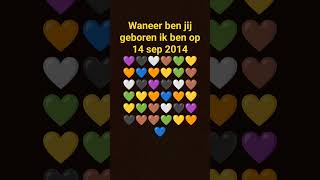 waneer ben jij geboren [upl. by Dnilasor]