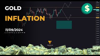 Trading Setups on Gold before CPI 11092024 [upl. by Letney]