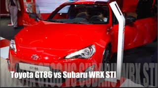 Toyota GT86 2015 vs Subaru WRX STI 2015 [upl. by Susanetta]