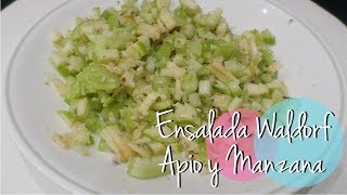 Ensalada de Apio y Manzana  Dulce Leny [upl. by Meerek]