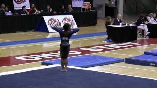 Natalie Beilstein 2010 Big Ten Championships Floor [upl. by Howlyn]