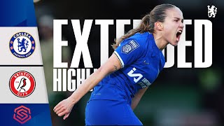 Chelsea Women 80 Bristol City Women  HIGHLIGHTS amp MATCH REACTION  WSL 2324 [upl. by Pren564]