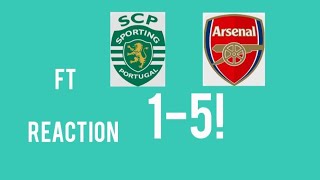 We demolished Sporting FT Sporting 15 Arsenal [upl. by Egag120]