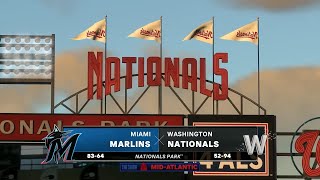 MLB The Show 24 PS5 Miami Marlins Season Game 148 MIA  WSH [upl. by Agler]