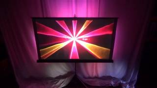 Stage Ambilight  Color response test DMX [upl. by Nednyl]