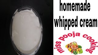 Homemade whipped cream recipes [upl. by Paresh276]